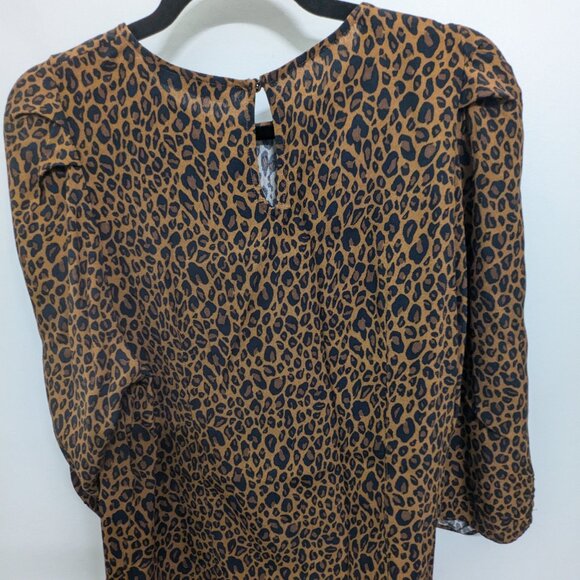 Barely worn leopard-print blouse - Picture 3 of 4